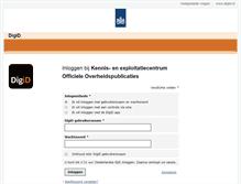 Tablet Screenshot of digilop.nl